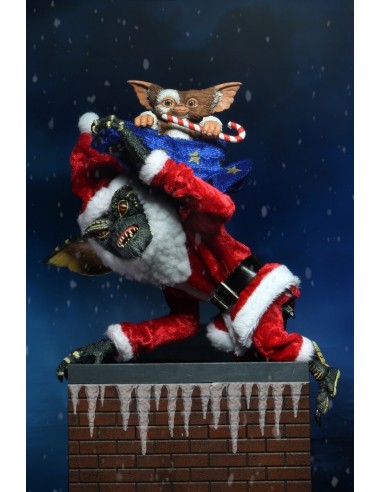 Santa Stripe & Gizmo. Gremlins.